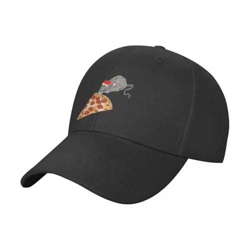 Casquette de baseball Pizza Rat au design anime unique et style chapeau western ajustable