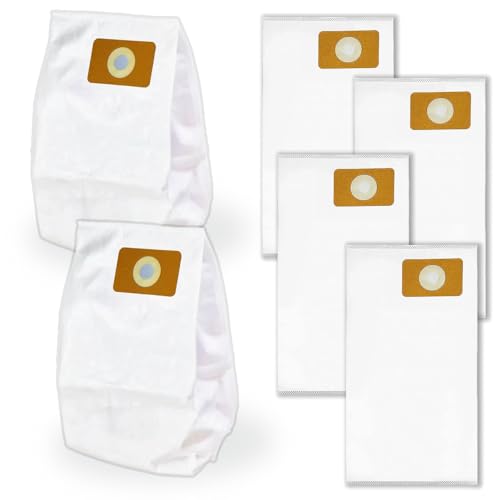 6 Pack HEPA Replacement Bags for OVO & Nadair Central Vacuum, 12.5L /3.2 Gallon Disposable Central Vacuum Bags for 4.75 to 6.6 Gal Canister Size - Triple Layer Filtration & Leak - Proof Design