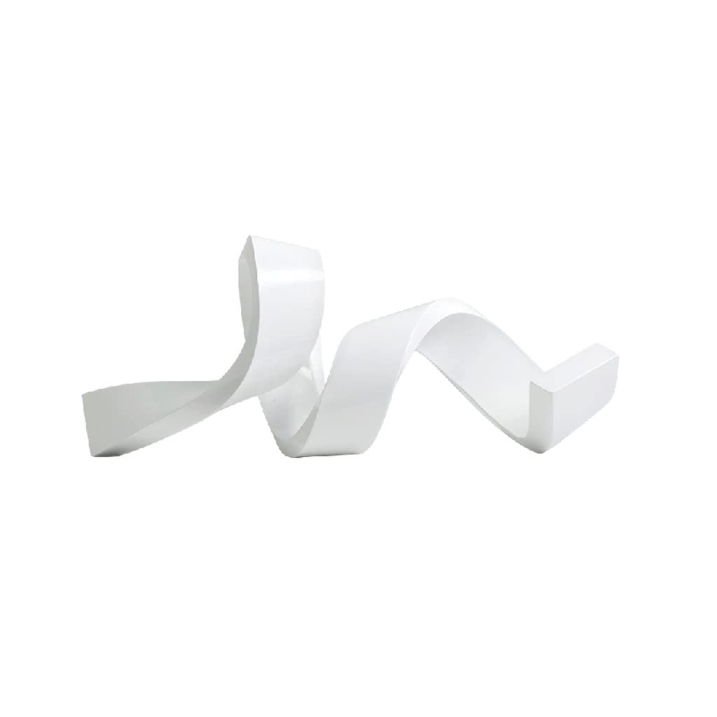 Ozdoby w kształcie streamerów Proste kreatywne miejsce w domu Model Room salon Room Restaurant Dekoracje (Color : White)