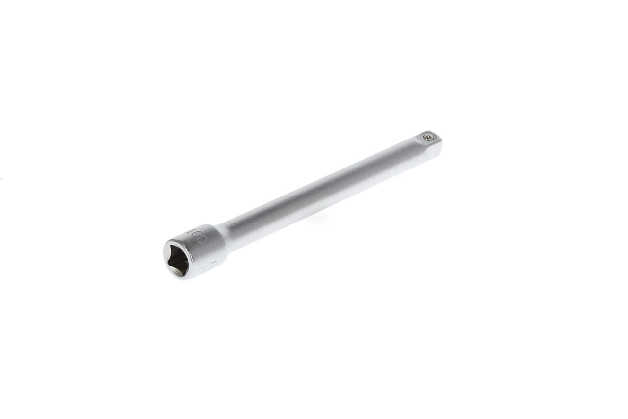 Gedore Red Red Gedore Socket Spanner Extension, 1/4" 6.3 Mm Square Drive, 100 Mm Long, Adapter, Tool, R45100019, Chrome-Plated Steel