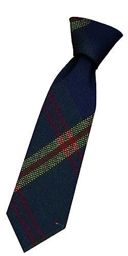 Cravate en Laine Garçon Tartan US Marine Leatherneck Fabriqué Écosse