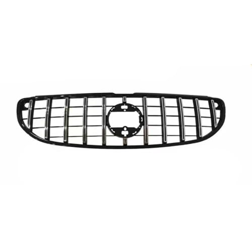Calandre avant de pare-chocs supérieur argent style GT pour grille de maille Smart W453