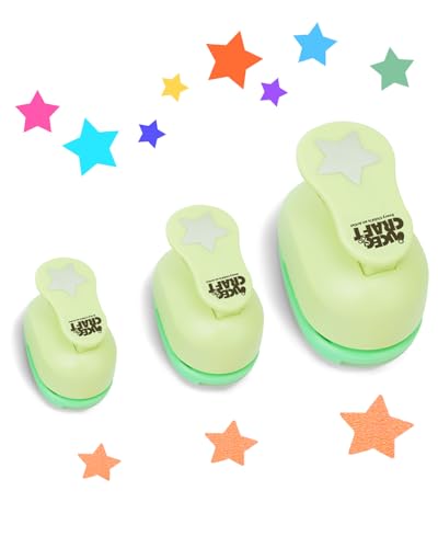 Amazon.co.jp: UCEC クラフトパンチ 星型エンボスパンチャー 3サイズ