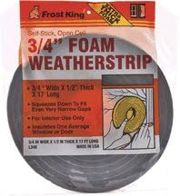 FOAM TAPE 1"X1/4"X17'