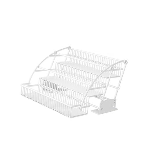 Estante extraíble para gabinete de cocina con doble brazo elevador de metal 2