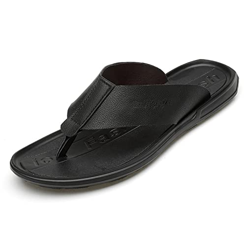 Tongs en cuir pour hommes idéales pour vos journées plage et piscine