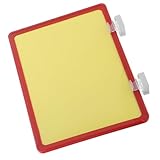 HEALSOPTHY Magnetische Etikettenhalter Rot Rahmen Verschleißfest Für Lagerregale Klassifikation Schnelle Kategorisierung Vielseitig Einsetzbar Für Supermarkt und Lagerverwaltung