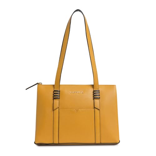 Image of Caprese Roma Tote Medium Bag for Women|Stylish, Durable, Multi-Compartment Design for Work, Travel, Shopping |Comfortable Straps Shoulder Bag, Ideal for Laptop & Essentials