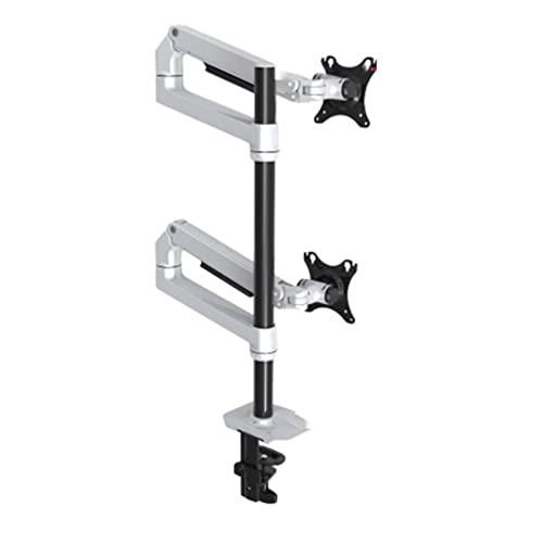 Soporte de monitor para teletrabajo brazo articulado full motion DL-8012D-II silver