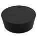 Laboratory Grade Rubber Stopper, Black SBR Rubber, Size #13, 68 x 58 x 25mm, 4 per Package