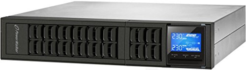 BlueWalker VFI 1000CRM LCD - uninterruptible power supplies (UPSs) (Double-conversion (Online), Rackmount/Tower, ViewPower, 0-40 °C, 40/70, Black)