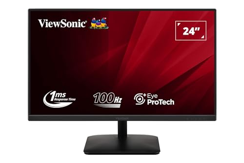 VA2408-MHDB Monitor LED IPS SuperClear FHD da 24" con VGA, HDMI, DipsplayPort, USB, altoparlanti - Monitor - Immagine 2
