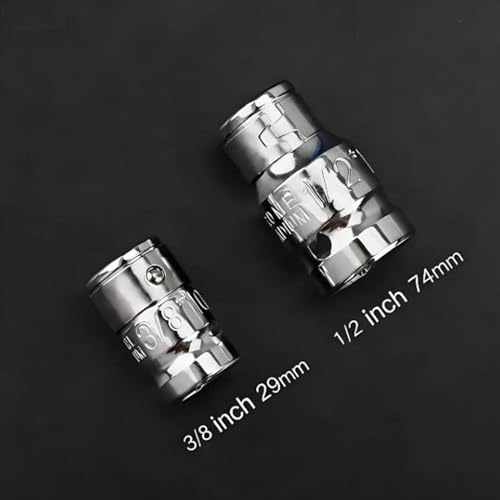 Lot de 40 douilles en acier à profil rainuré robuste avec carré 1/2" - 7