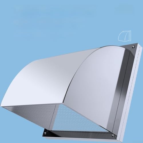 Couvercle de capot carré pour ventilateur d'extraction de 20,3 cm - 3
