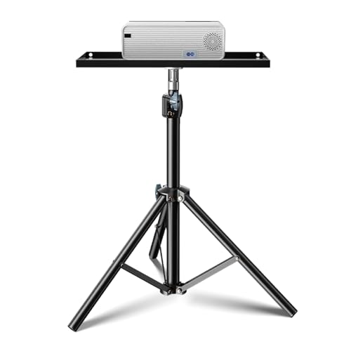 Foldable Projector Stand Tripod, Height Adjustable Telescopic up to 83 Inches for Home Theatre Office, Stable and Load-Bearing with Storage Bag, 50-170cm miniatura 1