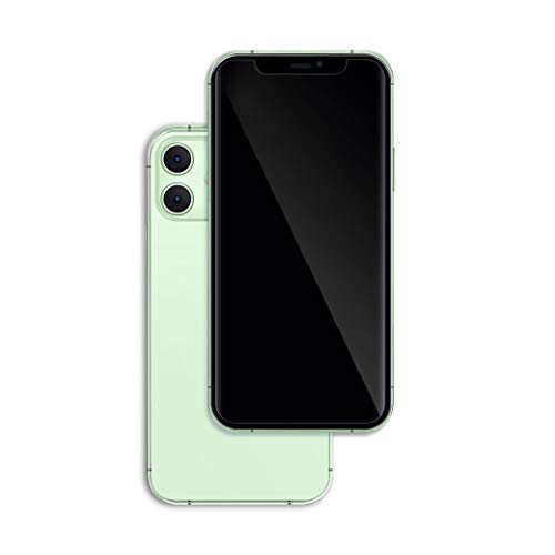 Raytonee Faux modèle de téléphone [Sans logo] Écran factice Non fonctionnel Réplique Téléphone Jouet pour Phone 12 Mini / 12 (écran noir vert, 6,1 pouces)