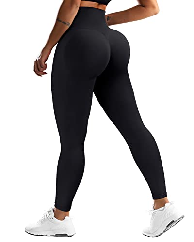 OMKAGI Scrunch Butt Leggings for Damen, High Waist Opaque Push Up Sports...