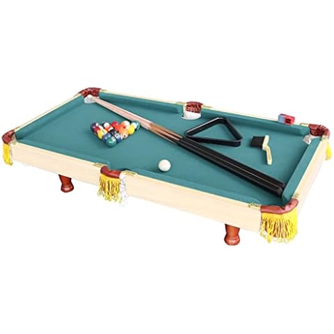 vocheer 36-Inch Billiard Table, Mini Pool Table,Portable Tabletop Snooker Game Set with Cues, Balls, Racking Triangle-Green Felt Cover