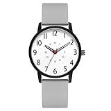 CIVO Reloj de pulsera para mujer, elegante, resistente al agua, analógico, cuarzo, reloj de pulsera para mujer, Gris 2, Standard