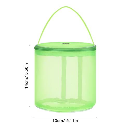 Image of Operitacx 2 Pcs DIY Wool Storage Bag: Yarn Bowl Yarn Bucket Wool Holder Bag Yarn Storage Knitting Bag Yarn Basket Grid Yarn Holder for Crocheting Crochet Bag Organizer Yarn Bags for Crocheting