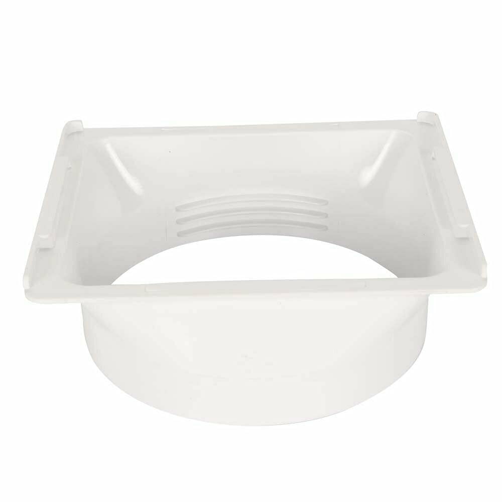 Tbest Adaptador Aire Acondicionado Portátil, Fácil Instalación y Sellado Seguro, Conector Manguera Escape 15 cm, Adaptador Ventana Cuadrado a Redondo para Hogares Pequeños Oficinas y Viajes