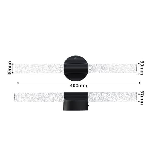 Interior LED apliques de pared tactiles recargables con mando a distancia pack de 2 5