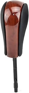 QKLsudua Long Type Wood Car Automatic at Short Long Gear Stick Shift Gear Knob Compatible with B-MW E81 E82 E87 E90 E91 E92 E93 E36 E38 E39 E46 Z4 Z3 E53 E60 X5 X3