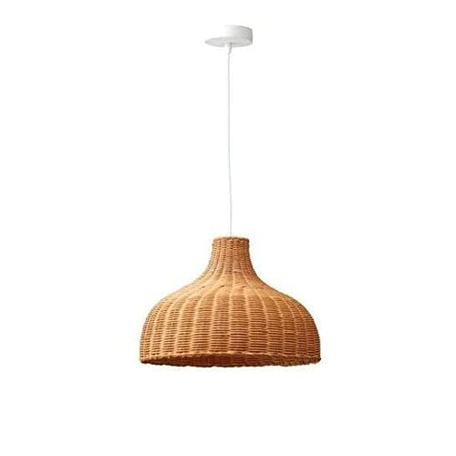 Lustre suspension rotin vintage luminaire suspendu réglable