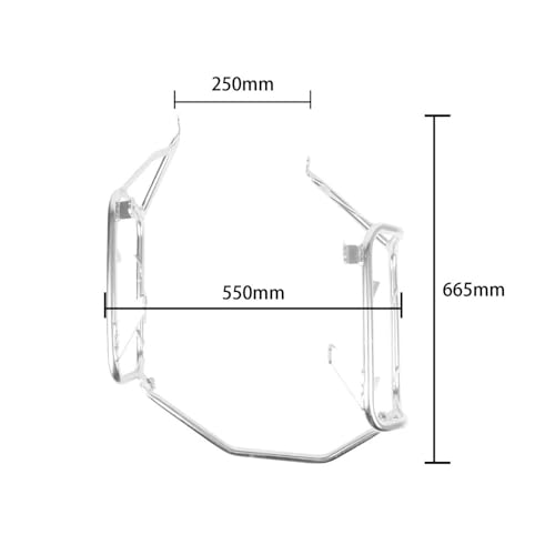 Support bagages arrière MT 450 extensible pour sacoches moto