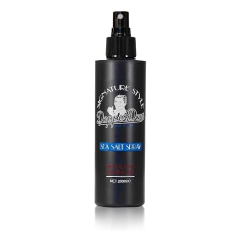 Dapper Dan Signature Style Sea Salt Spray, Texturizing Salt Spray for Men, for Volume and Hold, Natural Matte Finish, Bergamot and Leather Fragrance, 200ml Cover