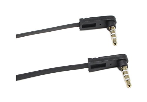 Cable de audio 3.5mm con conector recto y ángulo miniatura 4