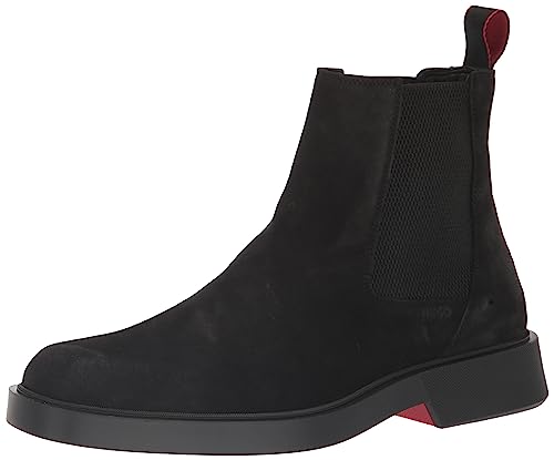 Image of HUGO Men's Iker Suede Chelsea Boots
