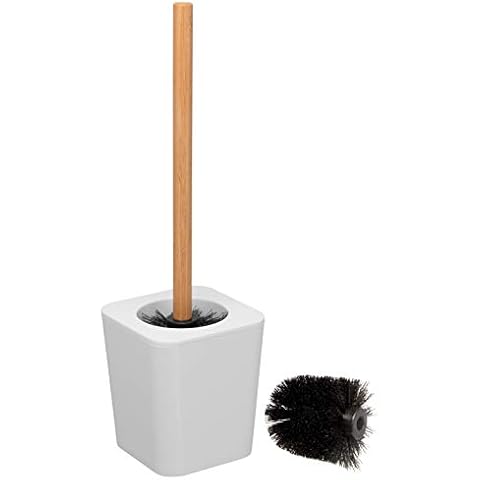 bremermann WC-Bürste Calvi aus Bambus und Kunststoff // WC-Garnitur // Toilettenbürste Cover