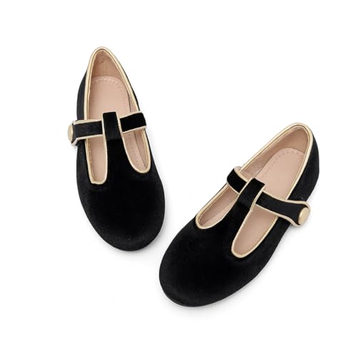 Wxiaoduu Girls Toddler Dress Shoes Ballet Mary Jane Flats for Baby Little Kids Girl