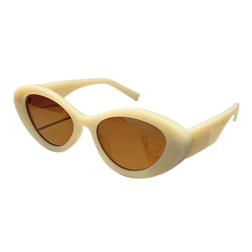 Lunettes de soleil vintage œil de chat luxe homme femme protection solaire Jelly Tea