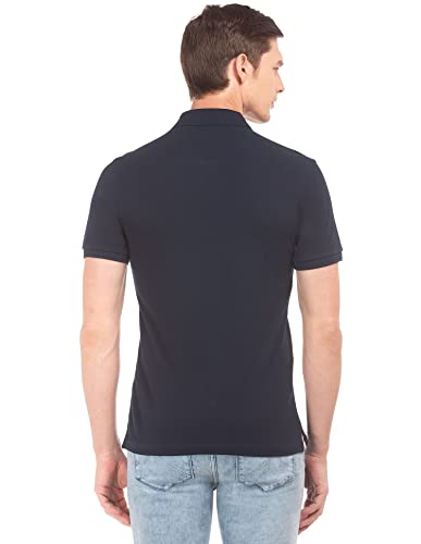 Image of Arrow Sports Men's Solid Regular Fit Polo