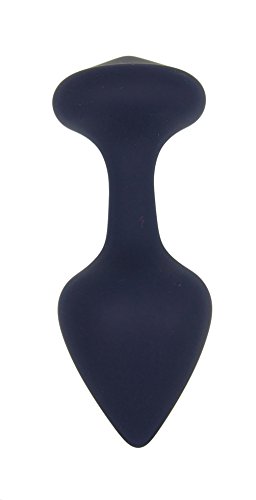 Lusttropfen - für ein intensiveres und stärkeres Gefühl bei Frauen und Männern, aus samtigem Silikon in tief-dunkelblau, mittel, Ø 32 mm