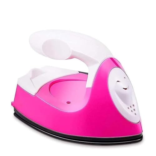 HolicsBeauty 2024 New Lay Flat Mini Iron - Portable Handheld Heat Press Machine for Crafts and Clothes (Rose)