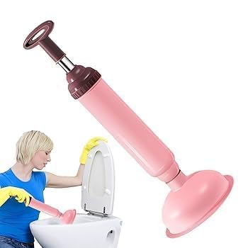 KESI ORNAMENTS Toilet Plunger for Kitchens and Bathrooms - Heavy-Duty Clog Remover for Toilets -Super Strong Rubber Plunger for Sink, Toilet & Floor Drains - (Pack of 1, Multicolor)-image-49