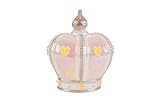 Pour ceux qui veulent une touche de lumière, des couronnes LED sont également disponibles en différentes tailles : 9 x 8 x 4,5 cm et 13 x 11,5 x 6,5 cm, également dans les variantes bleu ciel et rose, parfaites pour décorer avec élégance et ajouter un effet lumineux à n'importe quel environnement. Une idée cadeau originale qui rendra vos moments de fête encore plus spéciaux.