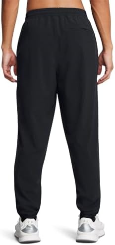 Under Armour UA Vibe Woven Jogger Erkek Sweatpant Black / / White XL - Görsel 3