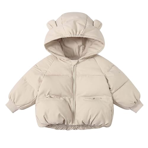 Coat for Boys Winter Boys Winter Warm Thick Solid Cotton Long Sleeve Padded Jacket Coat Clothes