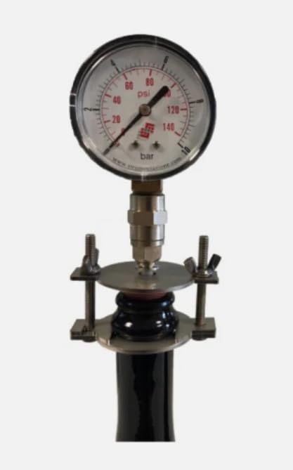 Generico AFROMETRO X Controllo Presa di SPUMA SOVRAPRESSIONE TIRAGGIO ANIDRIDE CARBONICA METODO Classico