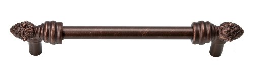 Carpe Diem Hardware Carpe Diem 478-22 Bienvenue 6" o.c. {Approximately} Long Pull Oil Rubbed Bronze Oil Rubbed Bronze