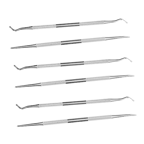 Ipetboom Nail Care Tools Set 6pcs Stainless Steel Ingrown Nail Removal Tool Kit for Home and Travel