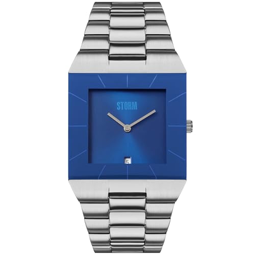STORM Omari Grand Blue, Japanese Miyota Movement, Slim Watch, Date, Stainless Steel, Sustainable Materials Used