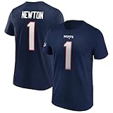 Colección Nombre & Number Fanatics NFL New England Patriots Camiseta #1 Cam Newton – XL