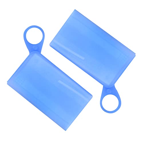Healeved Clip de Silicona para Guardar Desechables, 2 Piezas Portátiles, y Fácil de Llevar para Uso Diario en Compras y Conducción
