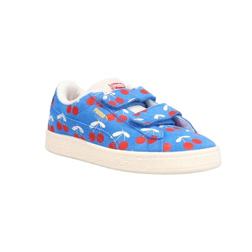 PUMA Kids Girls Suede Classic Xxi V Bebe De Pino Graphic Slip On Sneakers Shoes Casual - Blue - Size 2 M2