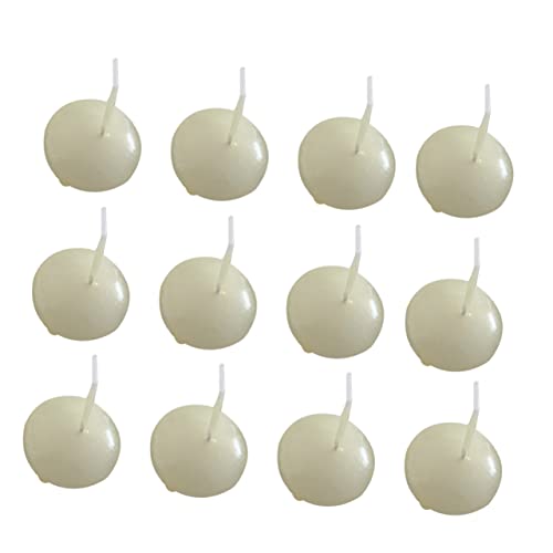 HOOTNEE 50pcs Mini Floating Candles Unscented Decorative Wedding Supplies for Romantic Party Event Centerpieces for Year and Christmas Celebrations